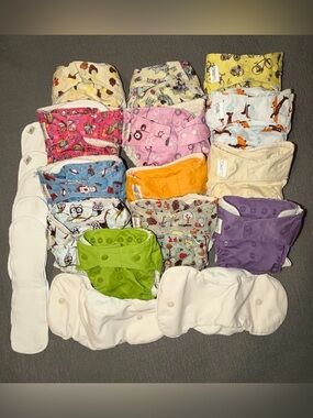 GroVia Reusable Cloth Diaper Covers and Inserts